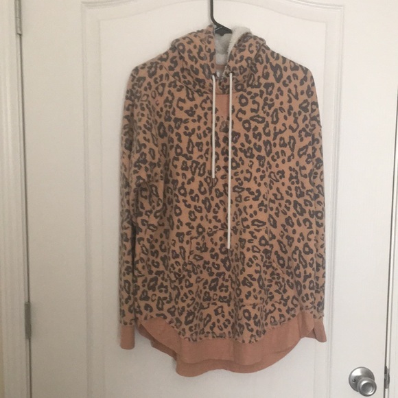 COPY - Maurices leopard print hoodie Large - Picture 1 of 1
